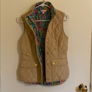 Lilly Pulitzer quilted down vest